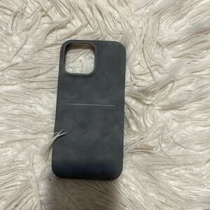 Gray IPhone Case with Card Slot